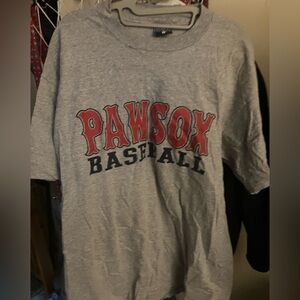 Boston Red Sox pawsox baseball minor league team mv sport shirt size large